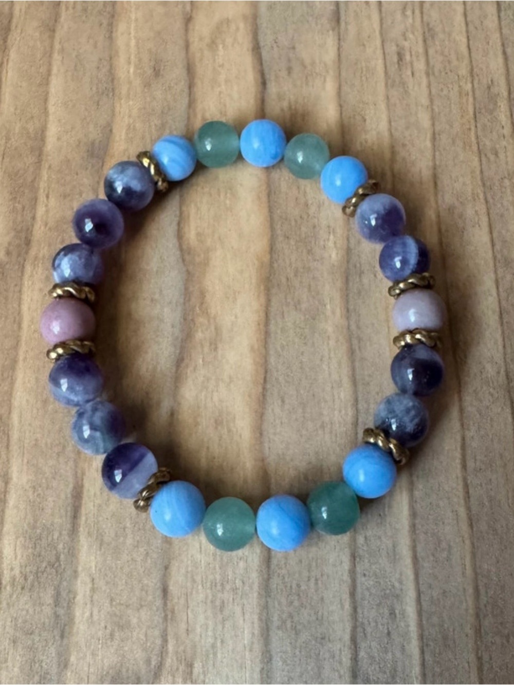 Evolve Mala Serene Beaded Stretch Bracelet